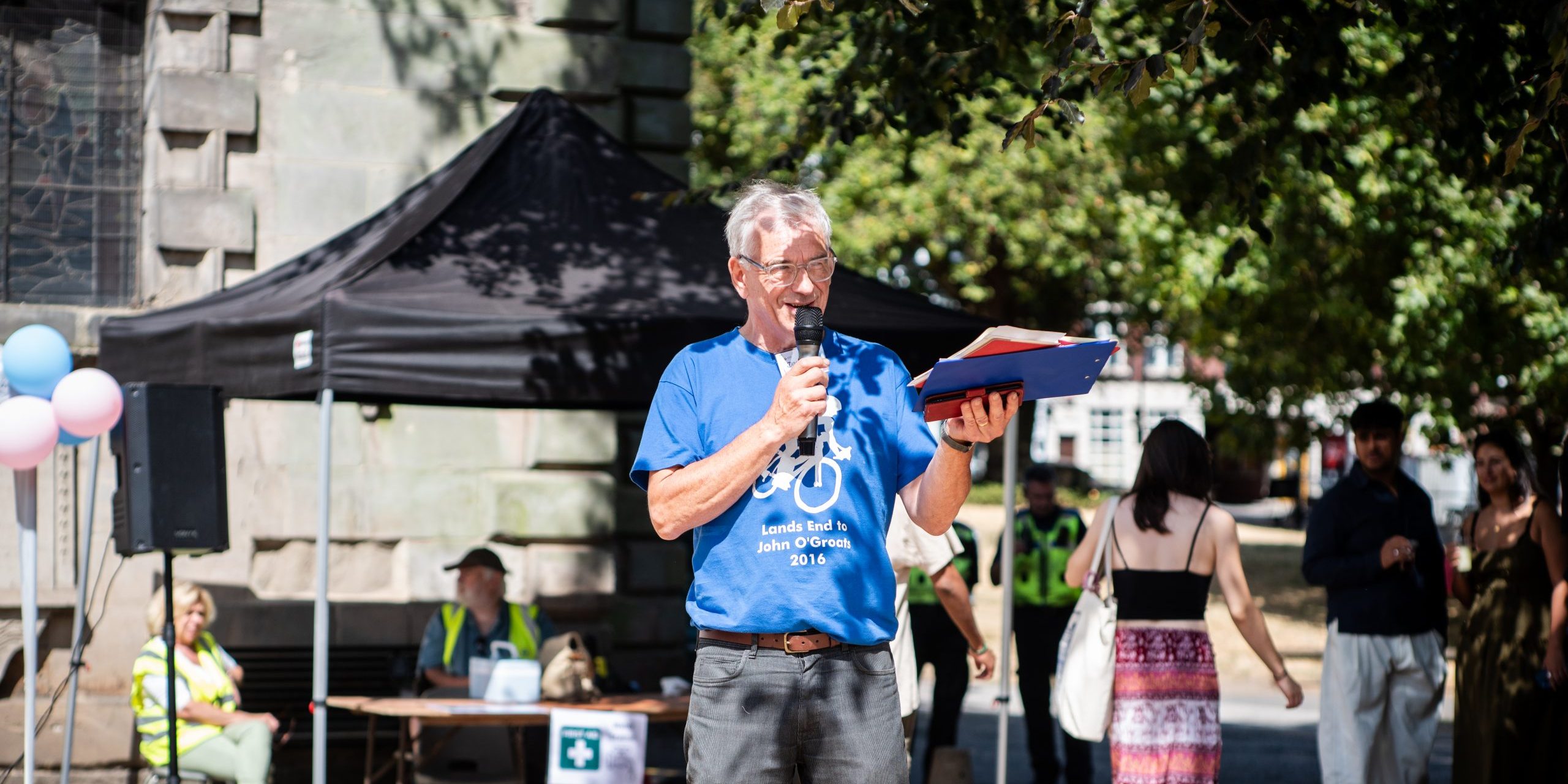 Speech by our Vicar.